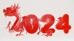 Chinese New Year 2024 Animal and Elements